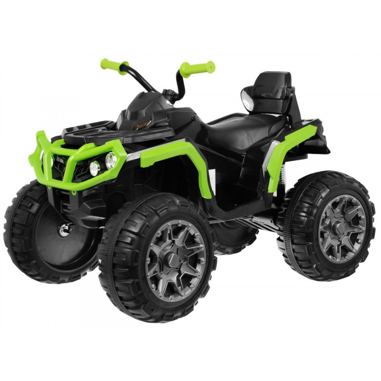 Elektrická štvorkolka Quad ATV - čierno-zelená